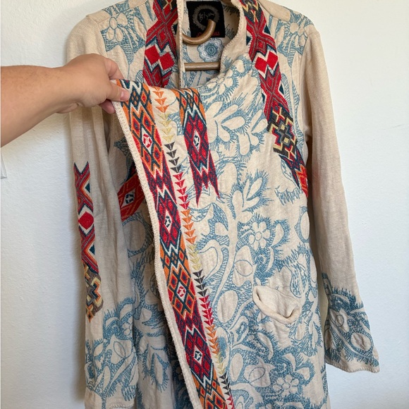 Biya by Johnny Was Embroidered Duster - Picture 4 of 8